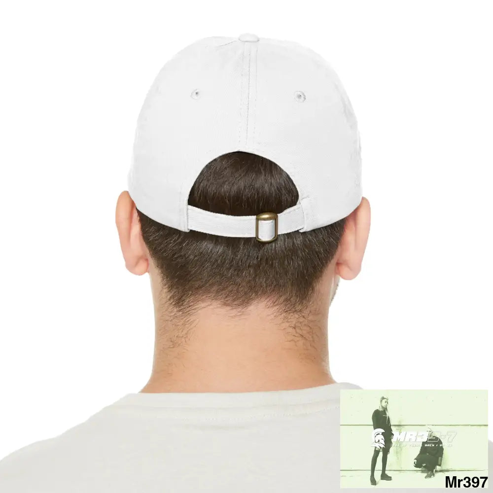 A1.Vigilante Dad Hat with Leather Patch (Round) Hats