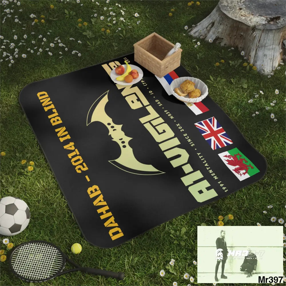 A1 Vigilante Dahab Picnic Blanket 61’’ × 51’’ Home Decor