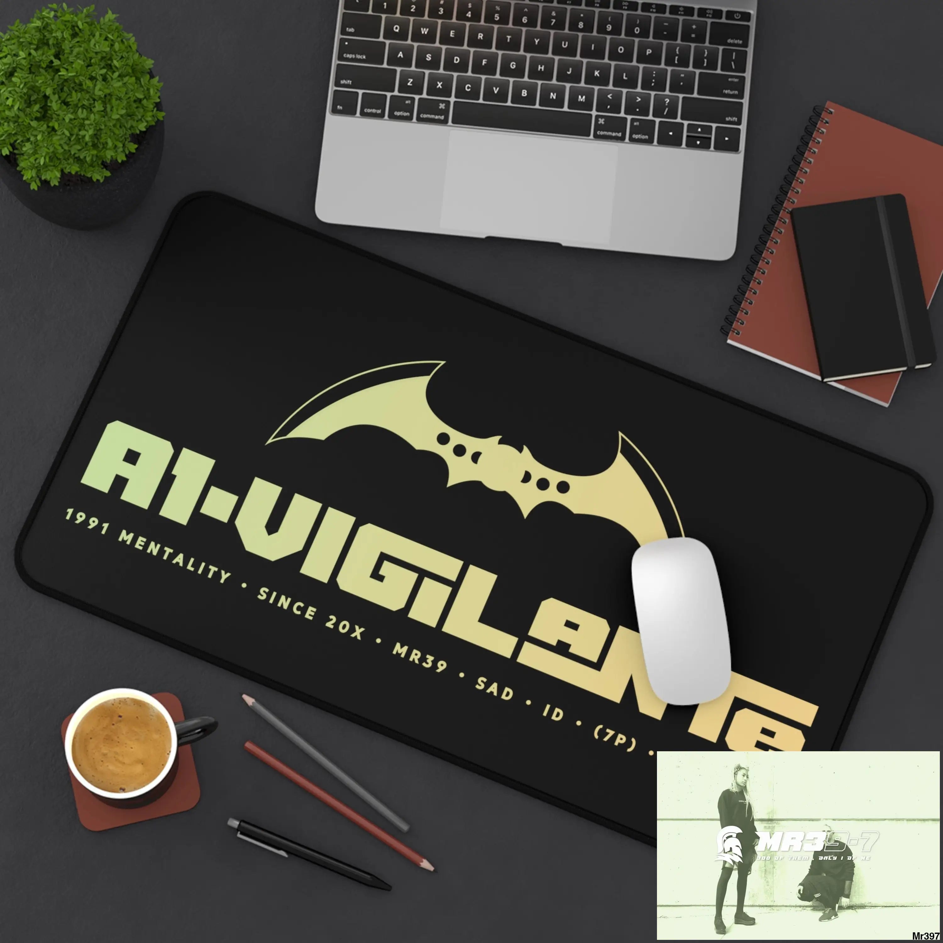 A1-Vigilante Desk Mat Home Decor