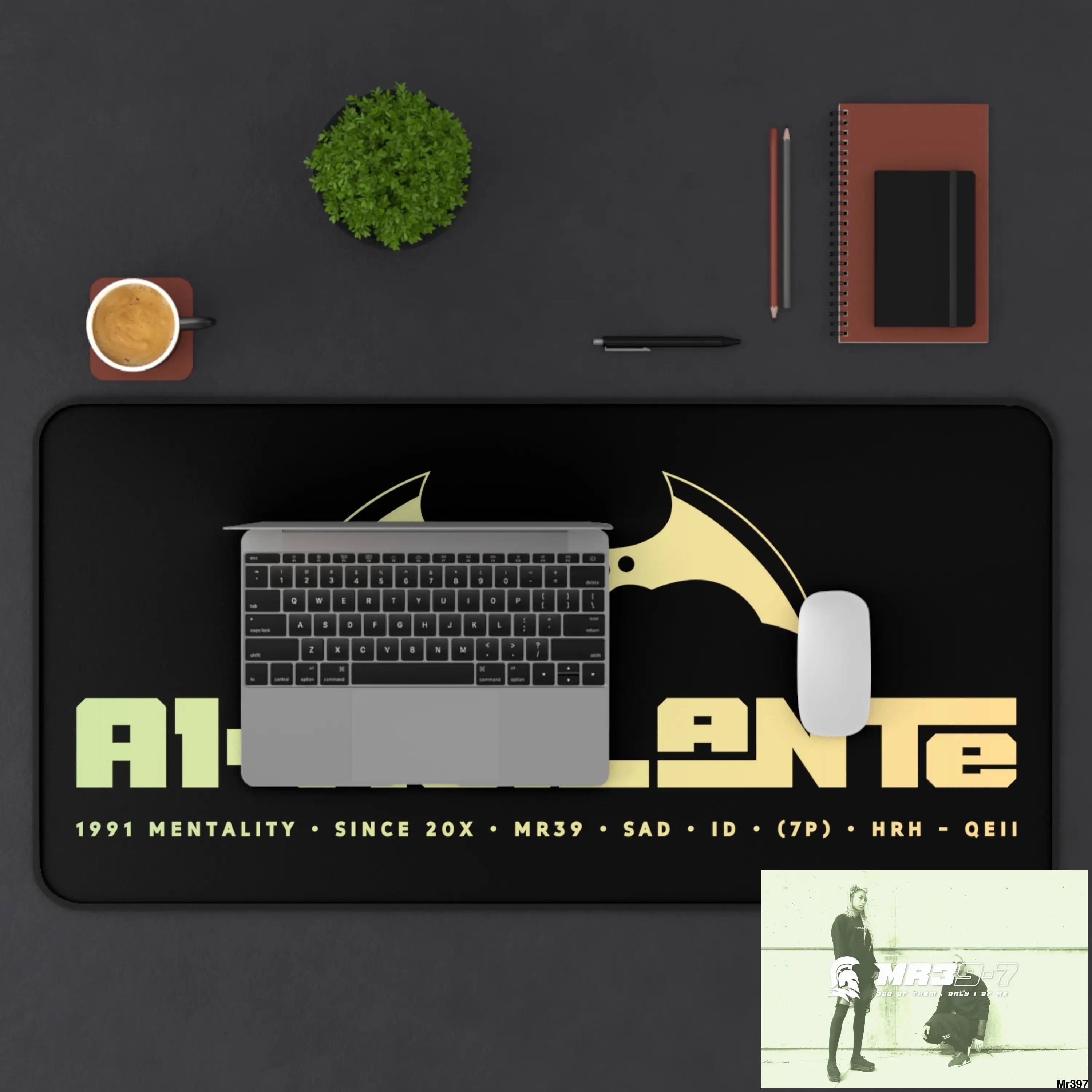A1-Vigilante Desk Mat Home Decor