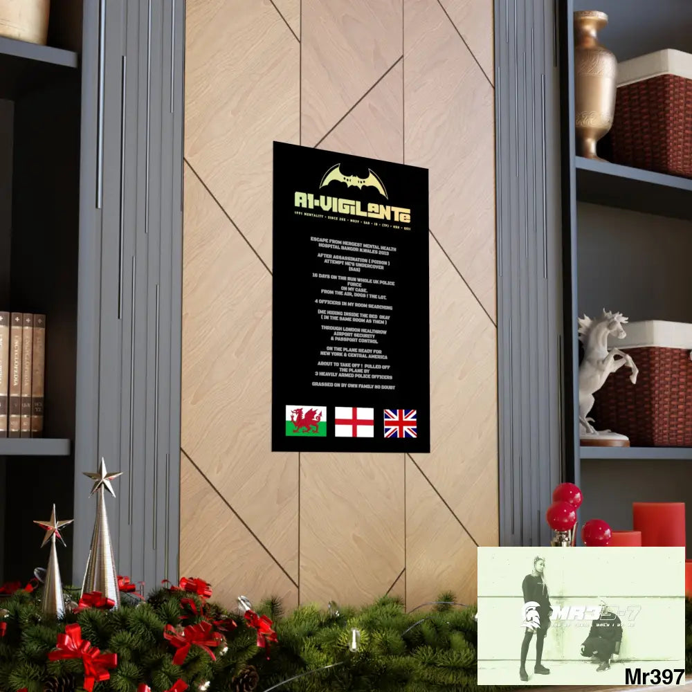 A1-Vigilante Escape from Hergest MH Hospital 2013 Matte Vertical Posters Poster