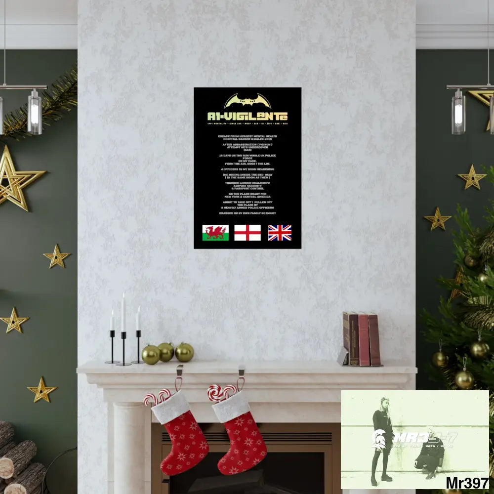 A1-Vigilante Escape from Hergest MH Hospital 2013 Matte Vertical Posters Poster