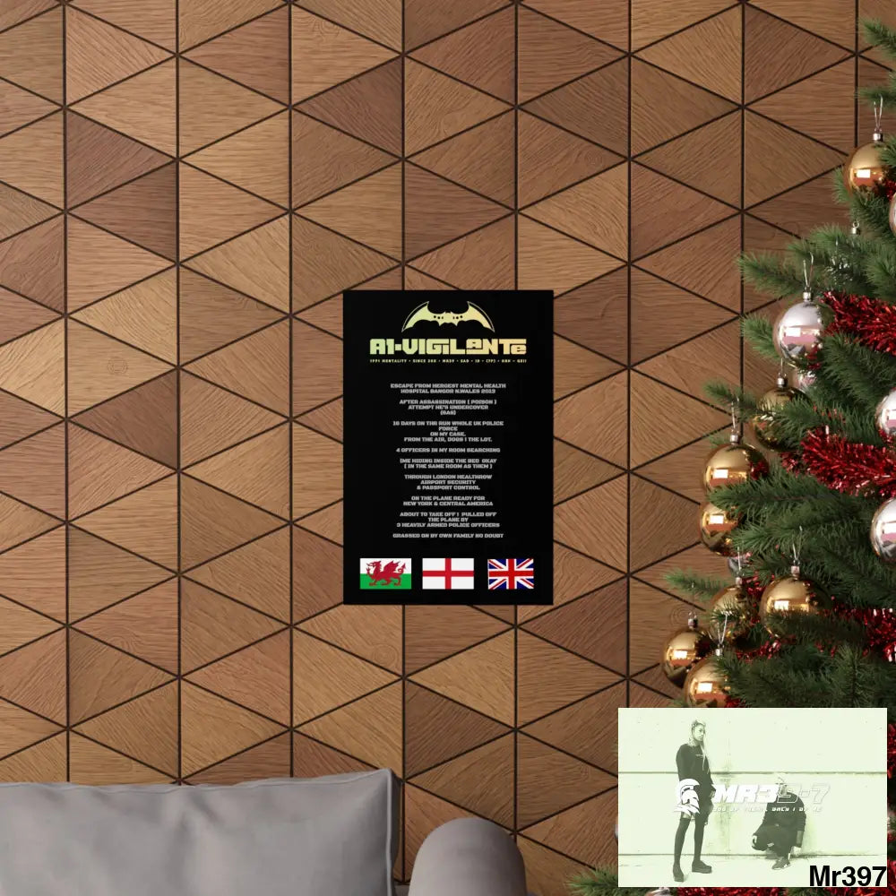 A1-Vigilante Escape from Hergest MH Hospital 2013 Matte Vertical Posters Poster