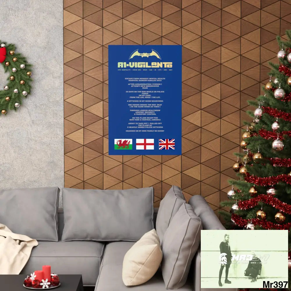 A1-Vigilante Escape from Hergest MH Hospital 2013 Matte Vertical Posters Poster