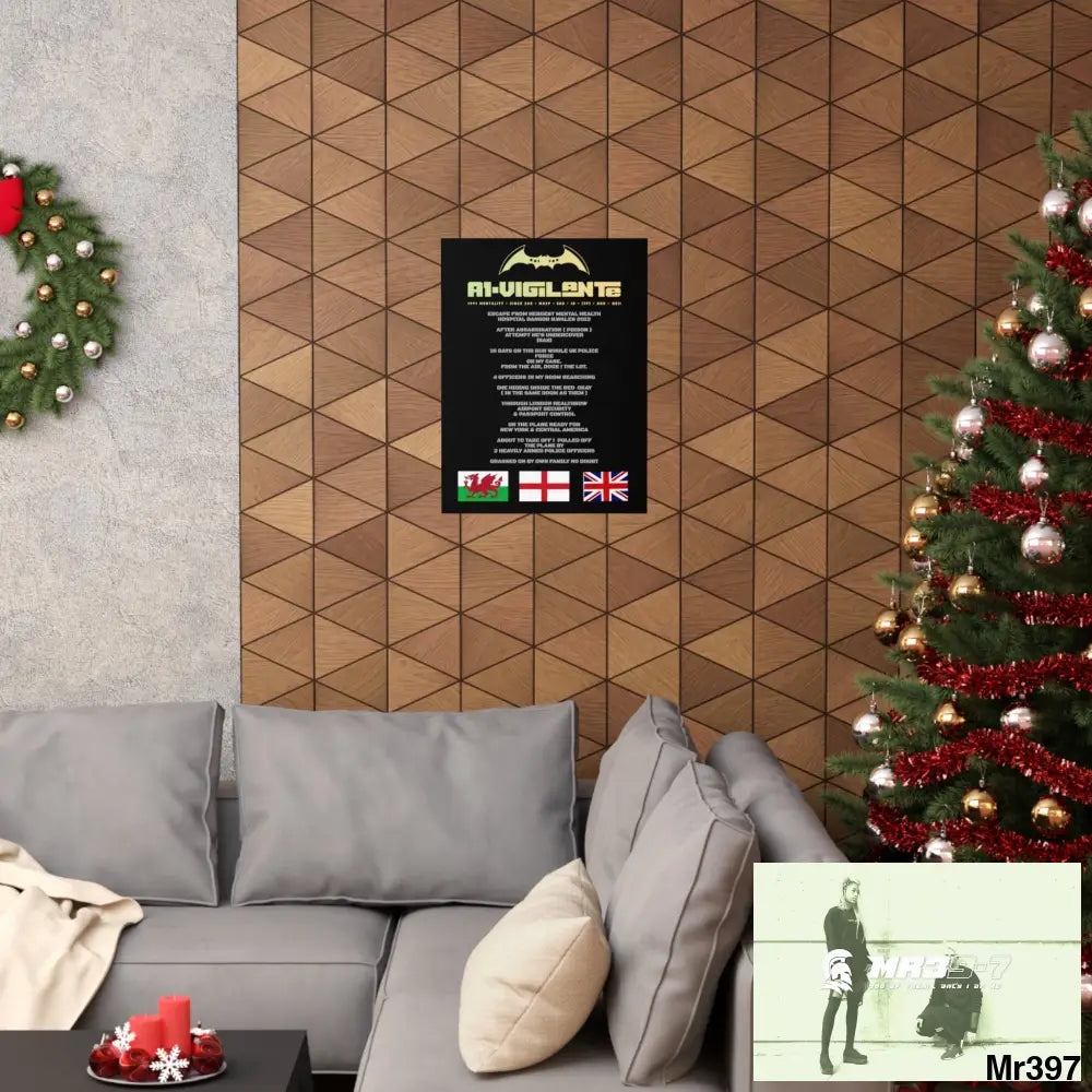 A1-Vigilante Escape from Hergest MH Hospital 2013 Matte Vertical Posters Poster