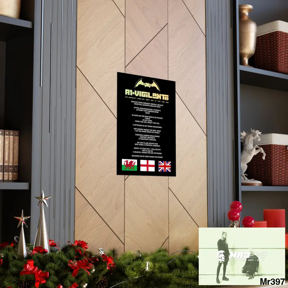 A1-Vigilante Escape from Hergest MH Hospital 2013 Matte Vertical Posters Poster