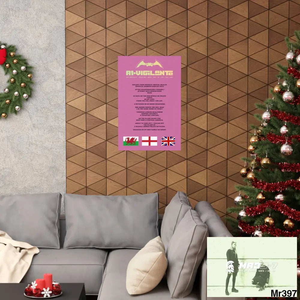 A1-Vigilante Escape from Hergest MH Hospital 2013 Matte Vertical Posters Poster