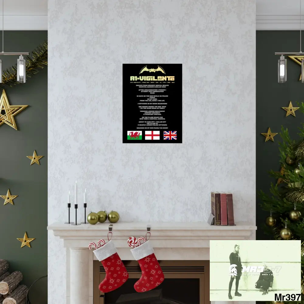 A1-Vigilante Escape from Hergest MH Hospital 2013 Matte Vertical Posters Poster