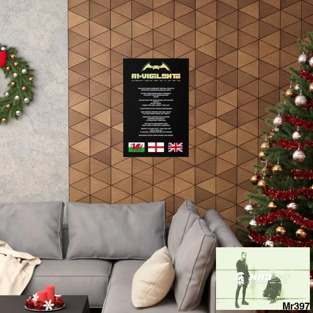 A1-Vigilante Escape from Hergest MH Hospital 2013 Matte Vertical Posters Poster