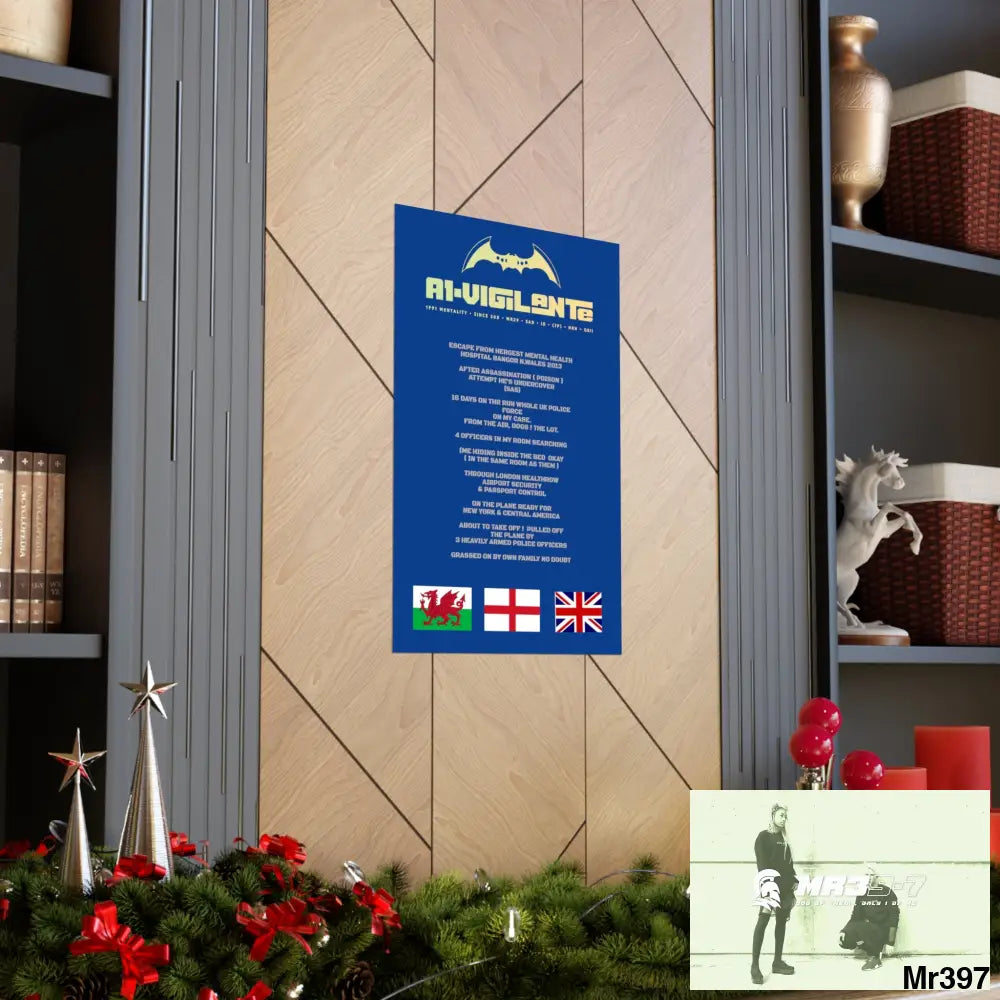 A1-Vigilante Escape from Hergest MH Hospital 2013 Matte Vertical Posters Poster