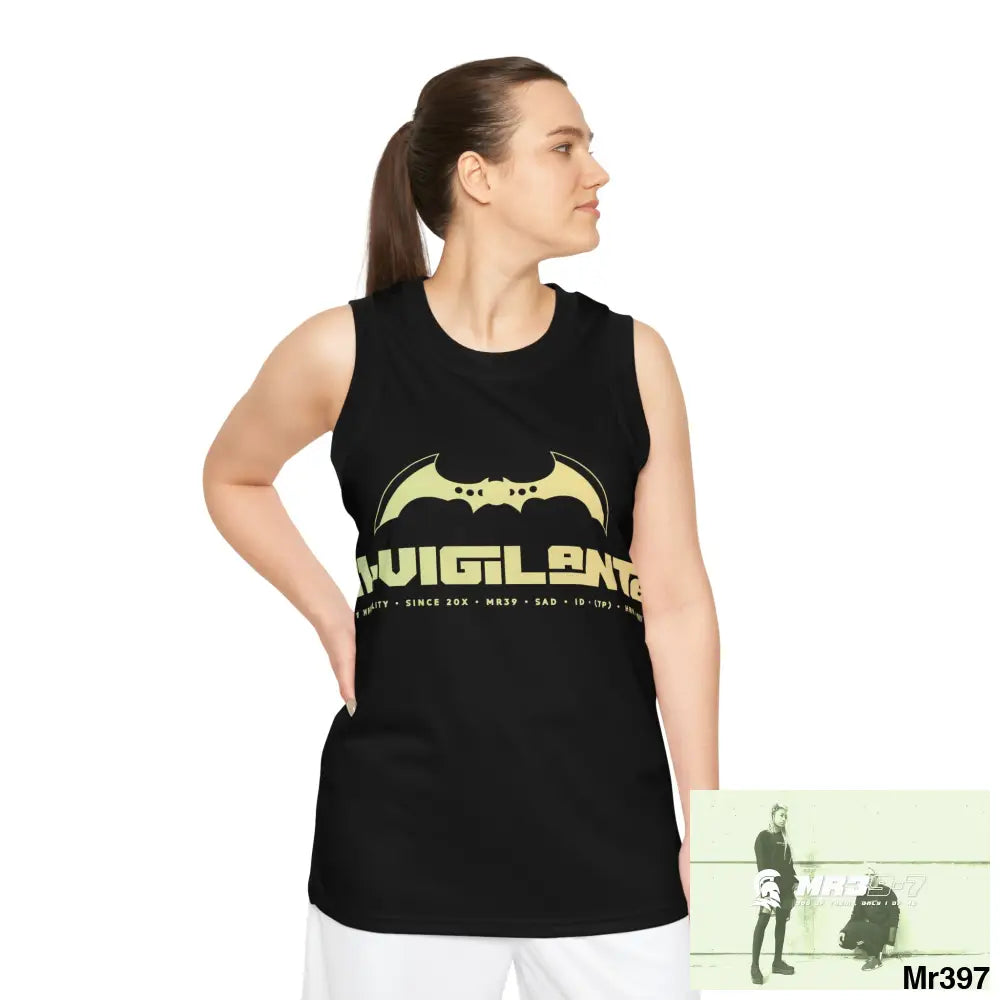 A1- Vigilante - Faith over fear Unisex Basketball Jersey (AOP) All Over Prints