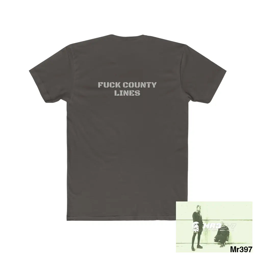 A1-Vigilante FUCK COUNTY LINES Men’s Cotton Crew Tee T-Shirt