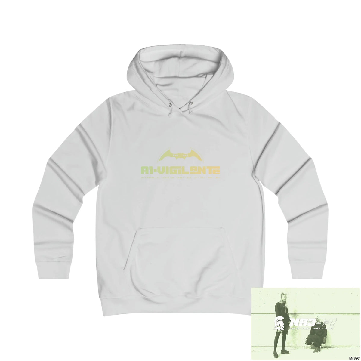 A1-Vigilante Girlie College Hoodie S / Ash Hoodie