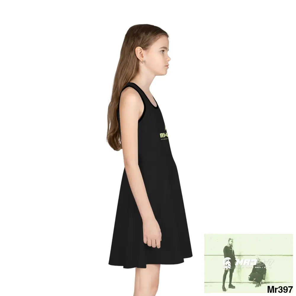 A1-Vigilante Girls Sleeveless Sundress (AOP) All Over Prints
