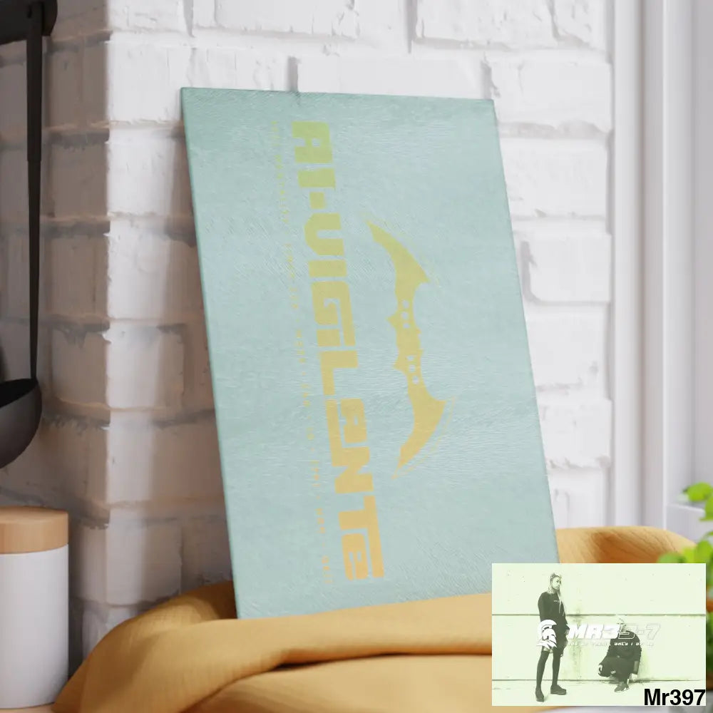 A1- Vigilante Glass Cutting Board 8’’ x 11’’ / Rectangle Home Decor