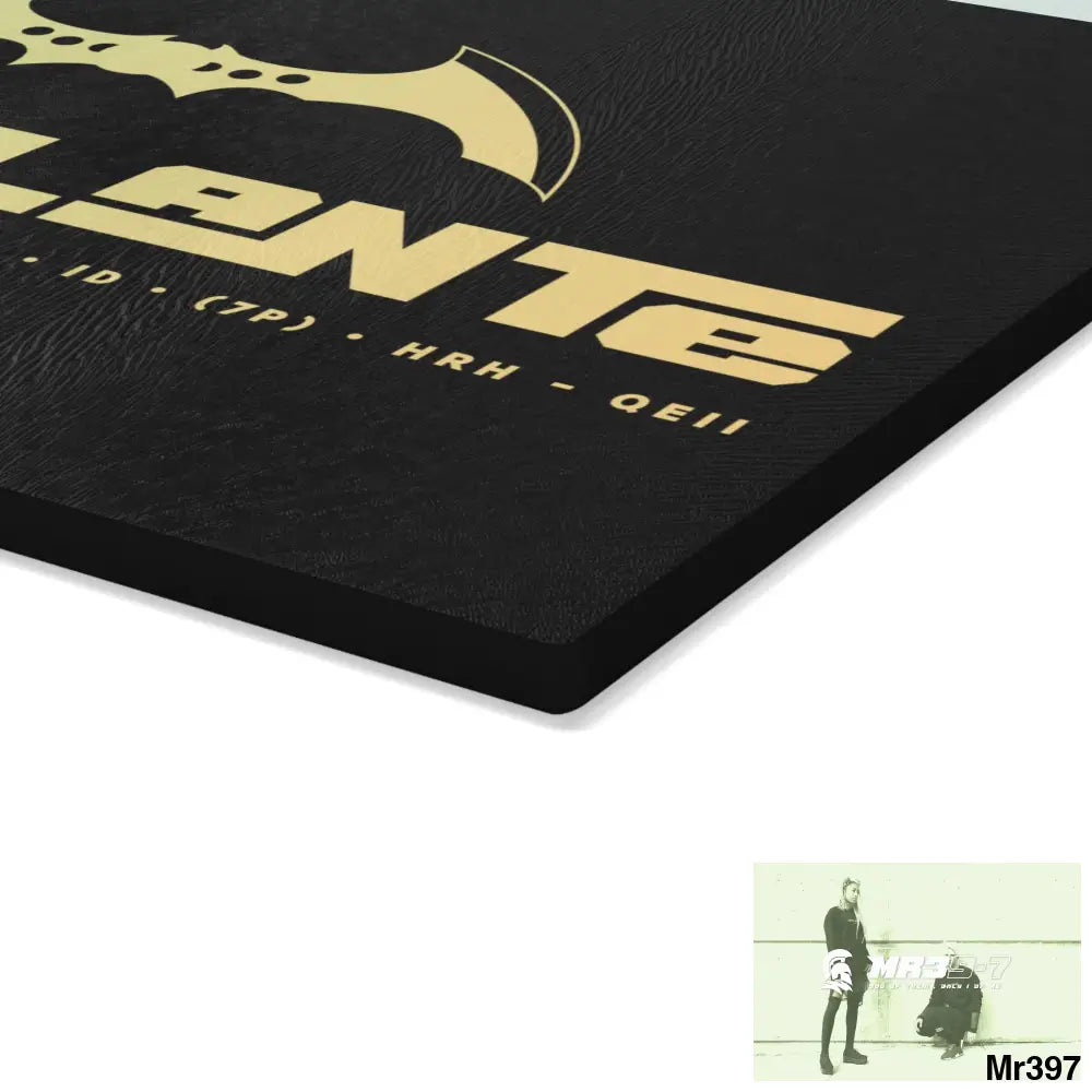 A1- Vigilante Glass Cutting Board Home Decor