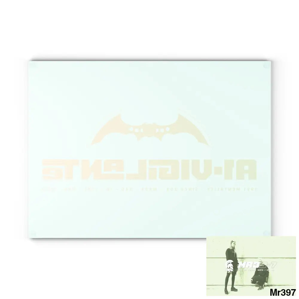 A1- Vigilante Glass Cutting Board Home Decor