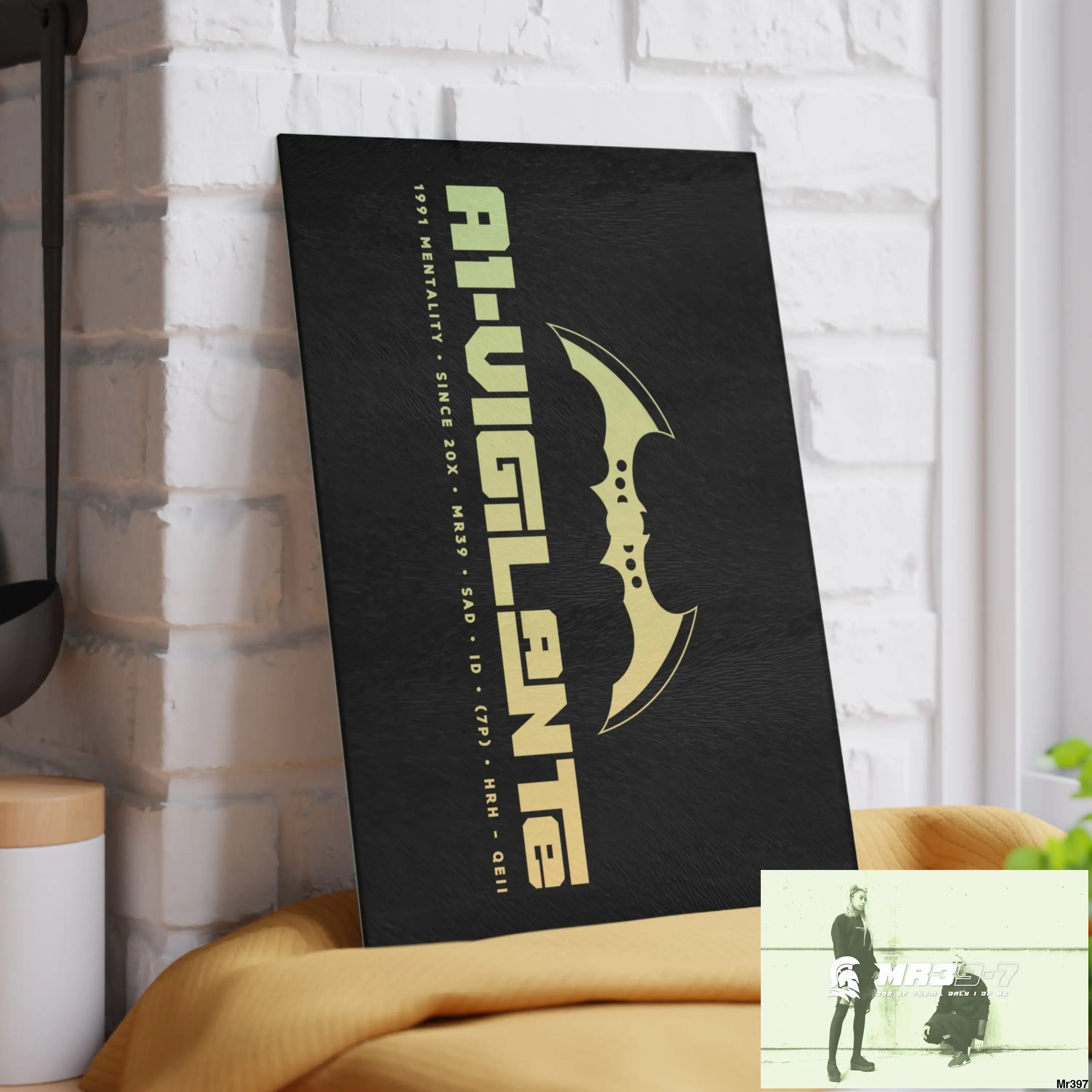 A1- Vigilante Glass Cutting Board Home Decor