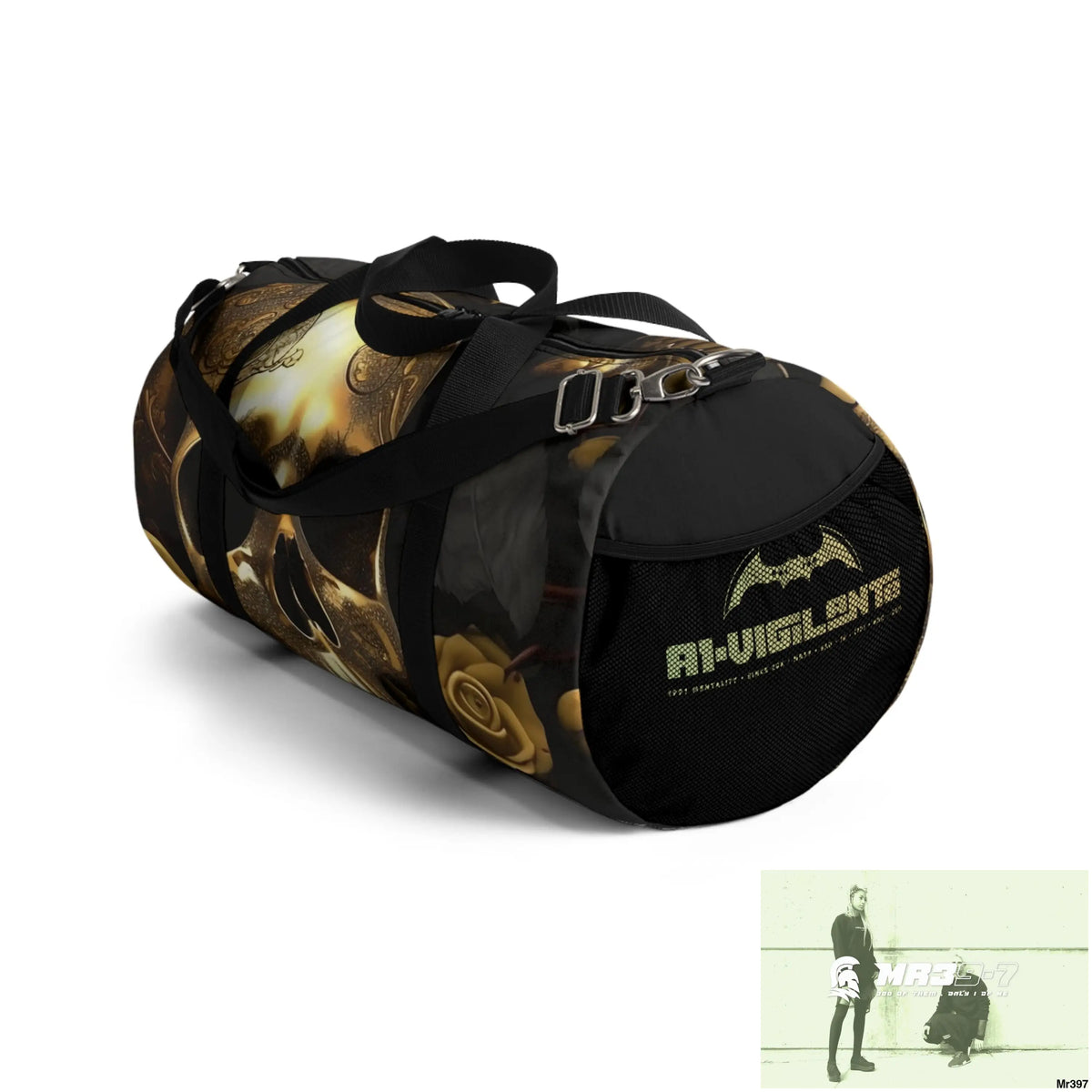 A1-Vigilante gothic Skulls & Roses Duffel Bag Bags