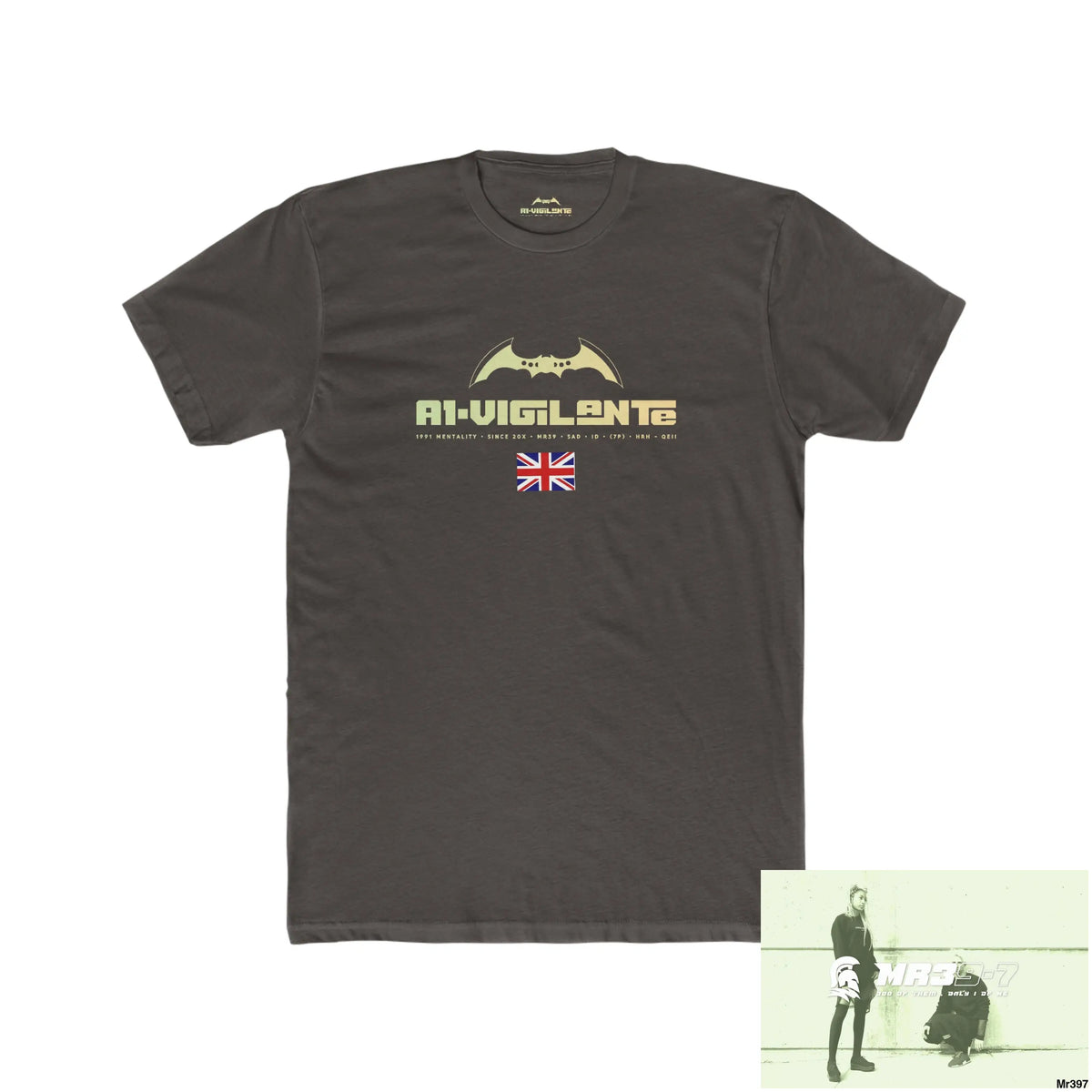 A1-Vigilante Hadley To Trench Lock Central American Hit Man March 2021 Shrewsbury My work Men’s Cotton Crew Tee Solid
