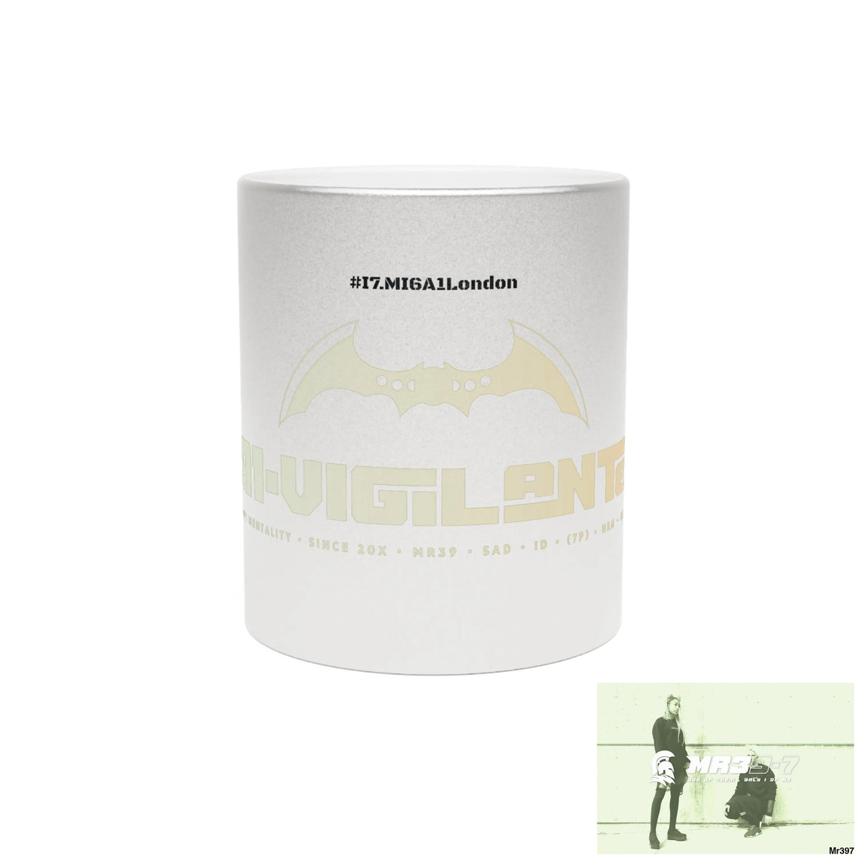 A1-Vigilante #I7MI6A1London Metallic Mug (Silver\Gold) 11oz / Silver Mug