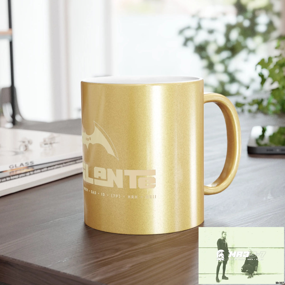 A1-Vigilante #I7MI6A1London Metallic Mug (Silver\Gold) Mug