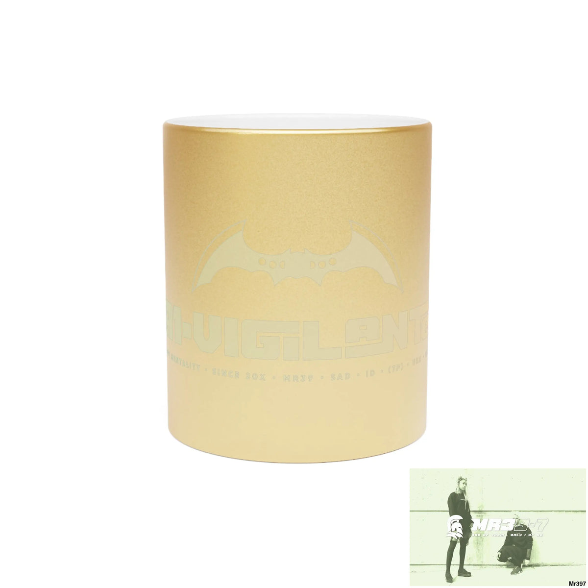 A1-Vigilante #I7MI6A1London Metallic Mug (Silver\Gold) Mug