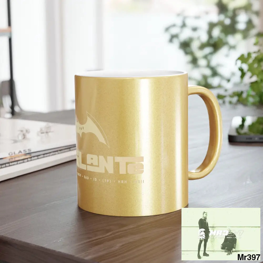 A1-Vigilante #I7MI6A1London Metallic Mug (Silver\Gold) Mug