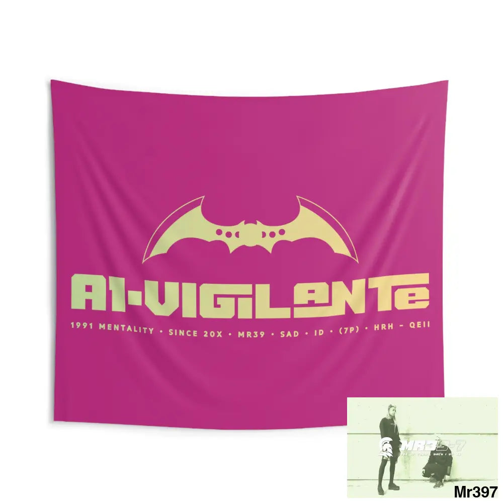 A1-Vigilante Indoor Wall Tapestries 104’’ × 88’’ Home Decor