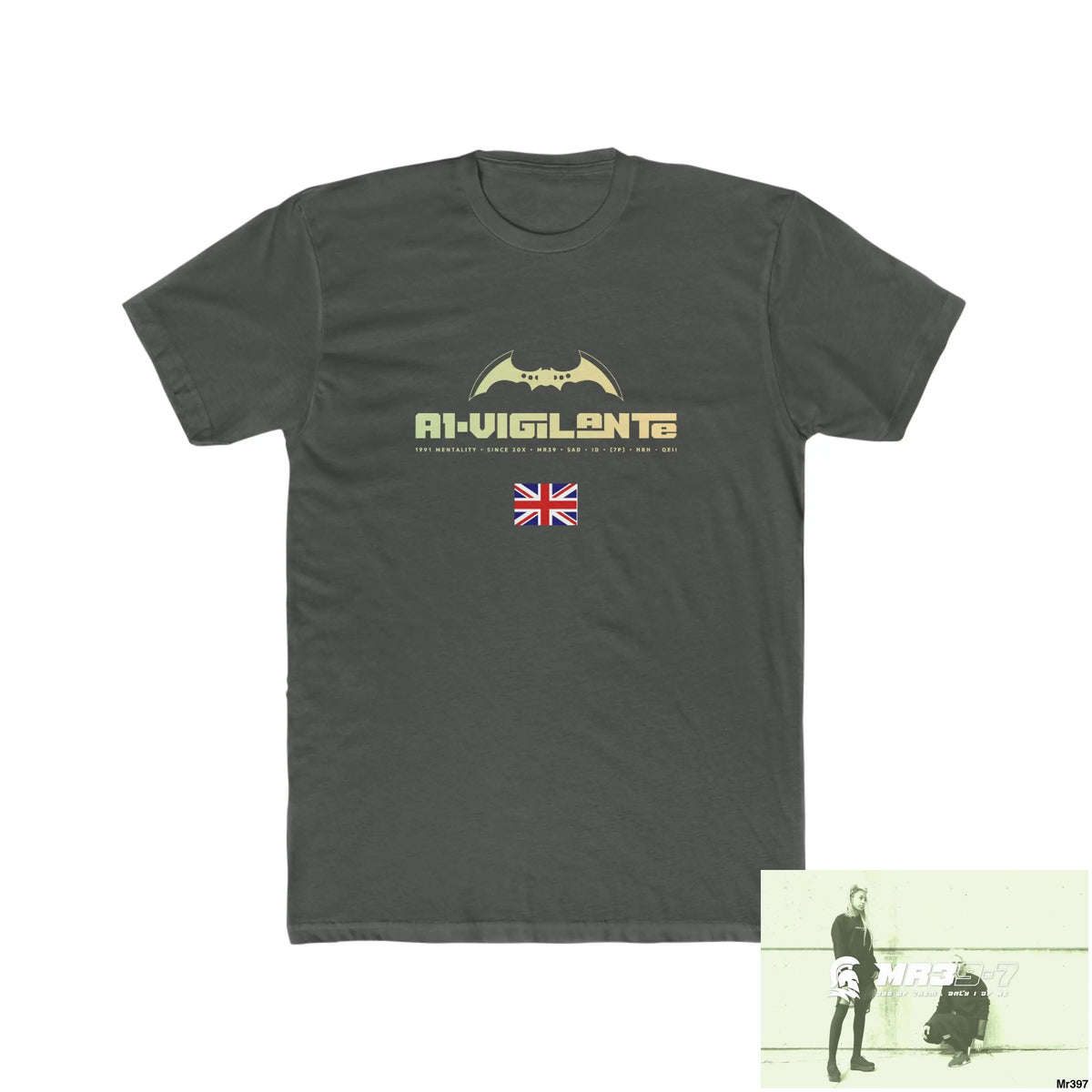 A1-Vigilante Kenya 2015 Men’s Cotton Crew Tee Solid Heavy Metal / XS T-Shirt