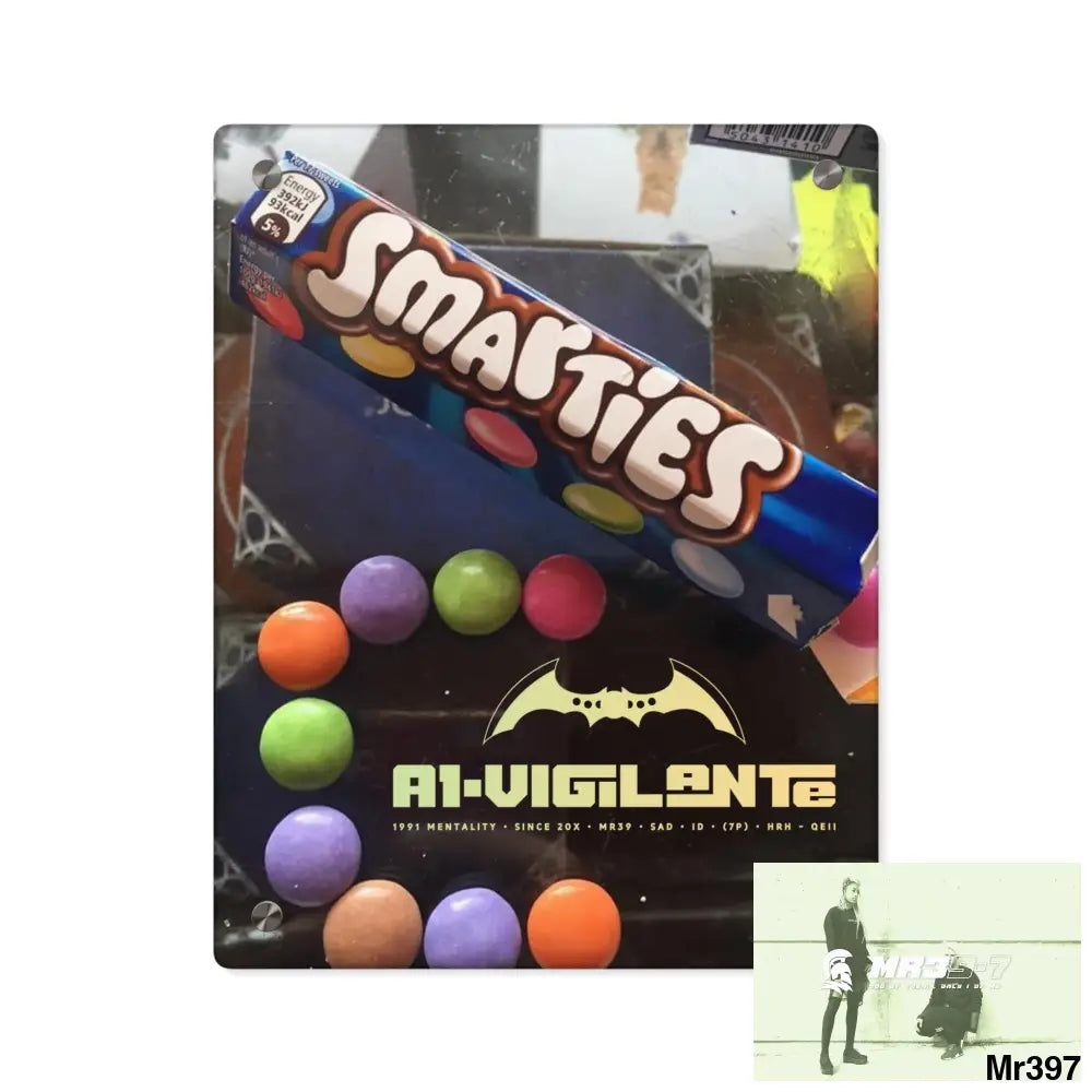 A1-Vigilante Kenya into Barmouth 2015 off train 2015.C3D Smarties Acrylic Wall Art Panel 11″ x 14″ (Vertical) / 0.25’’