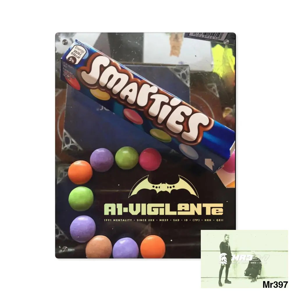 A1-Vigilante Kenya into Barmouth 2015 off train 2015.C3D Smarties Acrylic Wall Art Panel 16″ x 20″ (Vertical) / 0.25’’