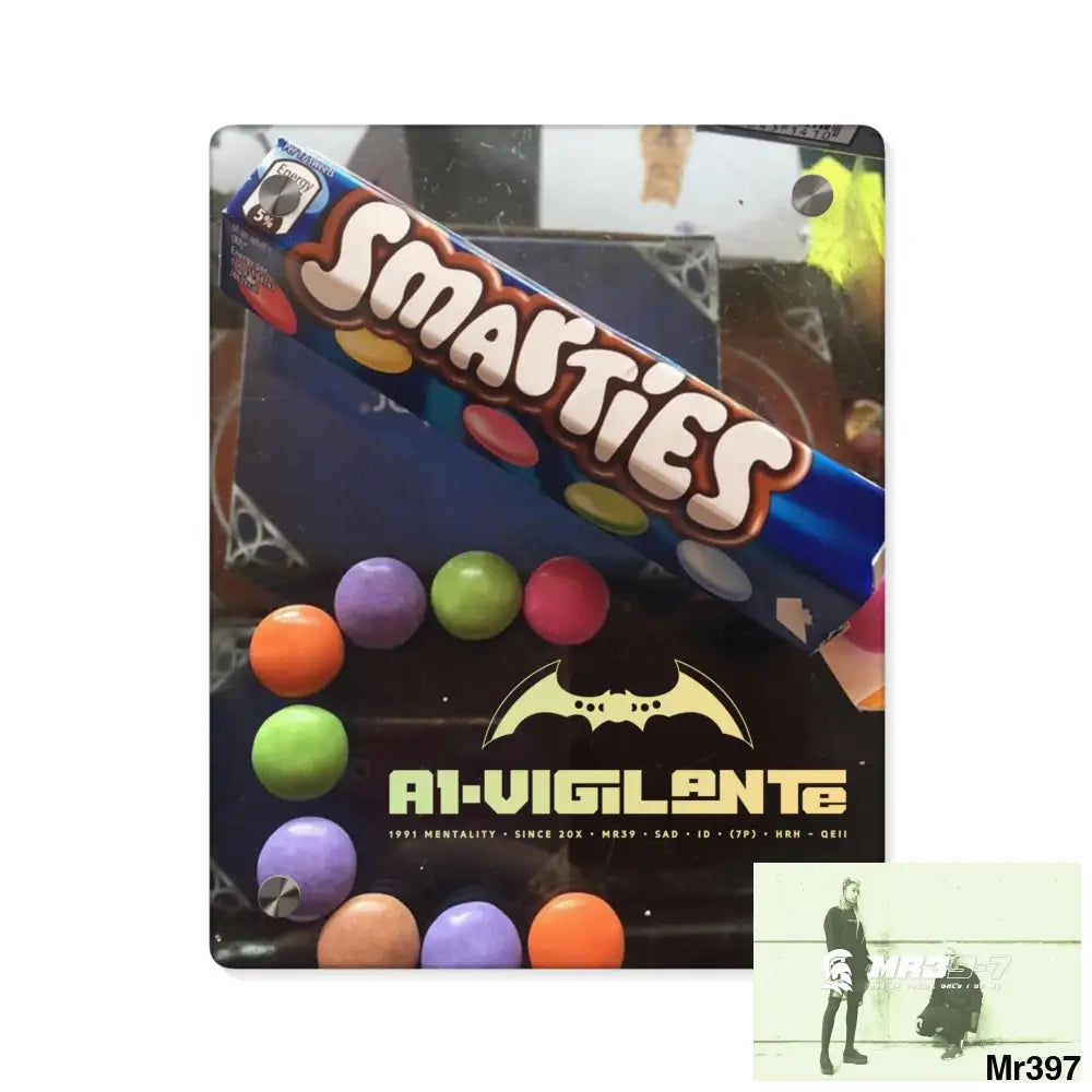 A1-Vigilante Kenya into Barmouth 2015 off train 2015.C3D Smarties Acrylic Wall Art Panel 8″ x 10″ (Vertical) / 0.25’’