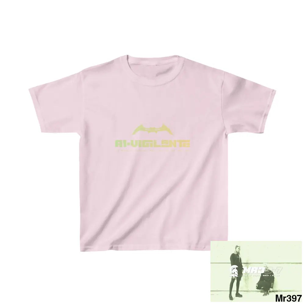 A1-Vigilante Kids Heavy Cotton™ Tee XS / Light Pink Kids clothes