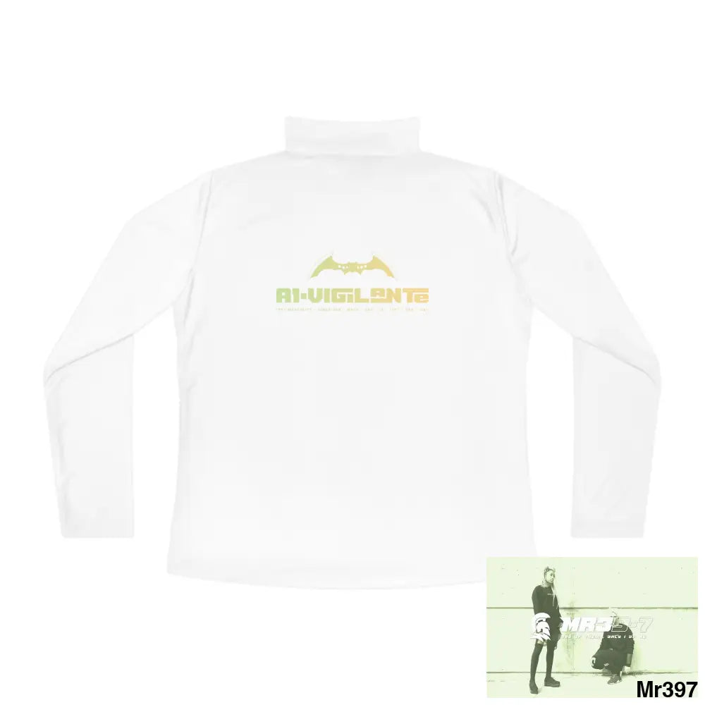A1-Vigilante Ladies Quarter-Zip Pullover Long-sleeve