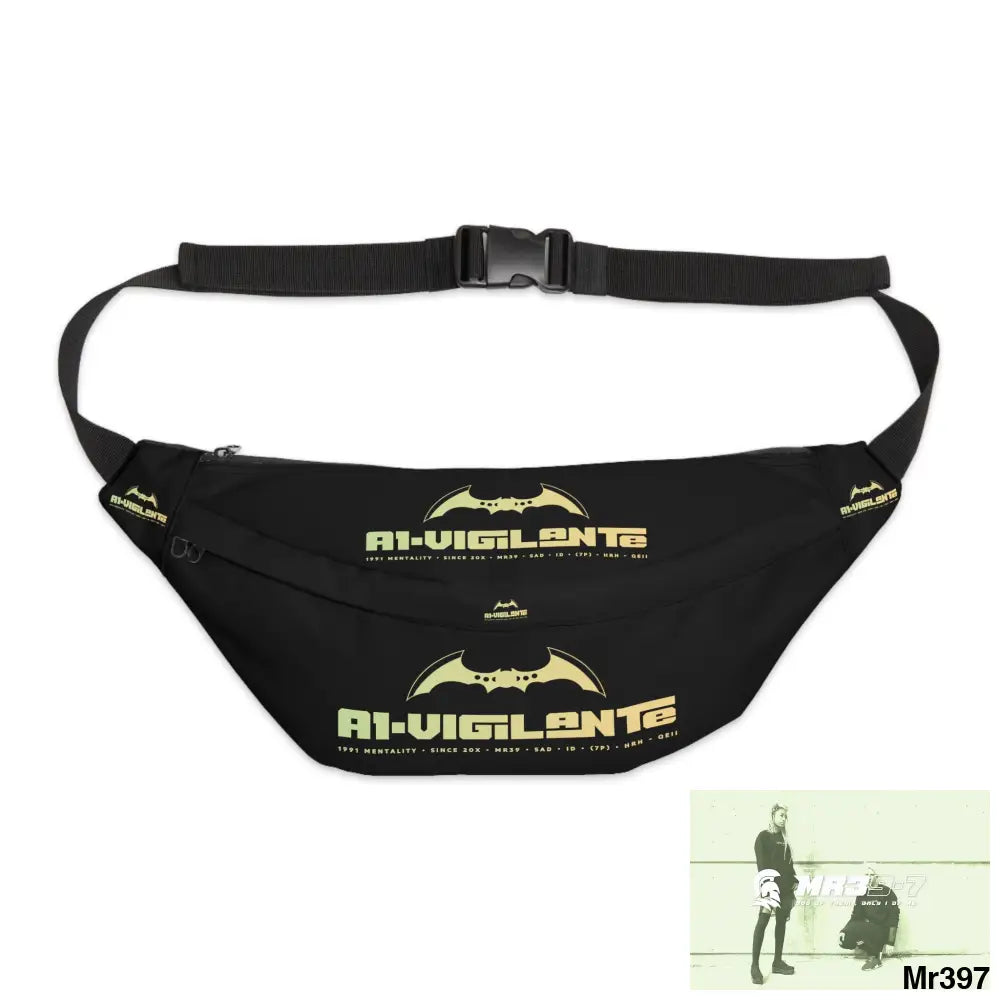 A1- Vigilante Large Fanny Pack 8’’ × 9’’ × 4’’ Bags