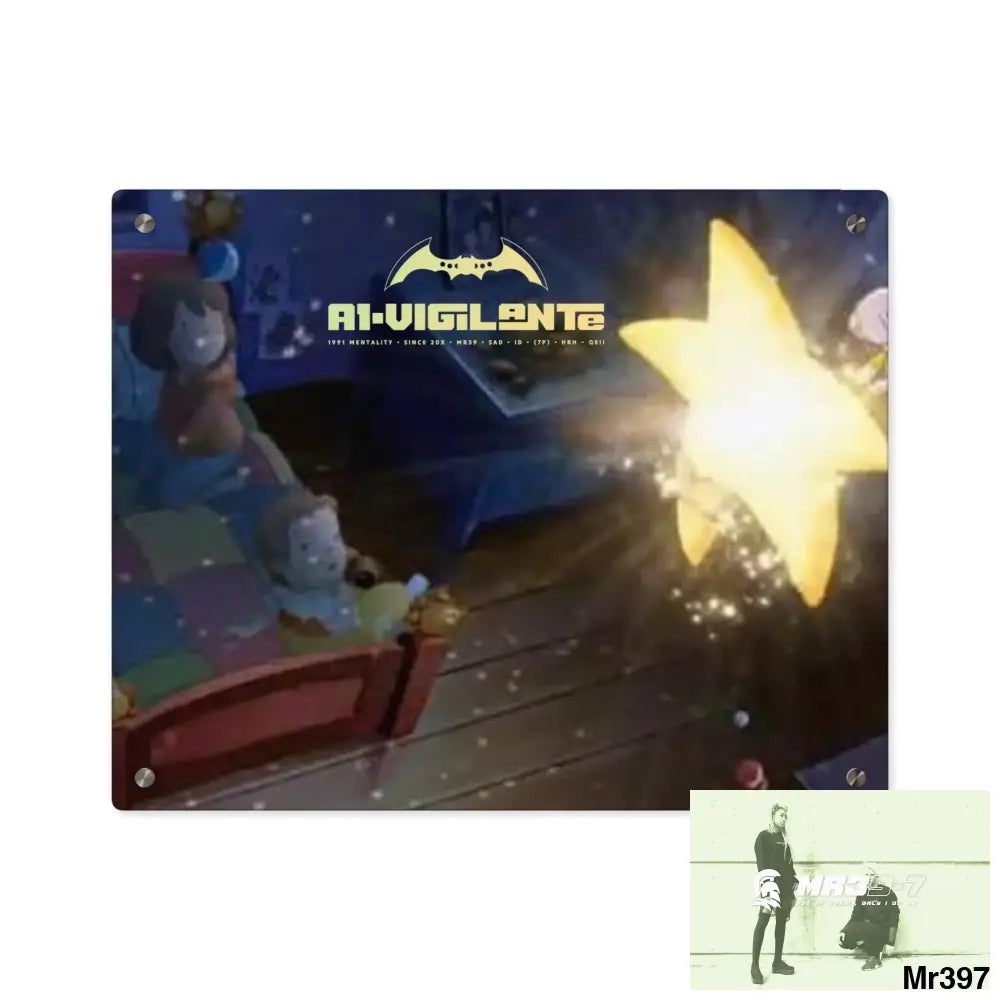 A1-Vigilante Laura’s Star Acrylic Wall Art Panels 20″ x 16″ (Horizontal) / 0.25’’ Home Decor