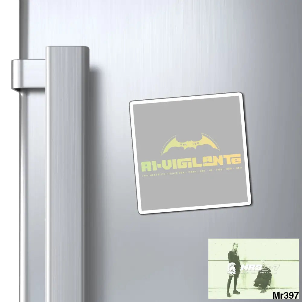 A1-Vigilante Magnet 3’’ × 3’’ Paper products