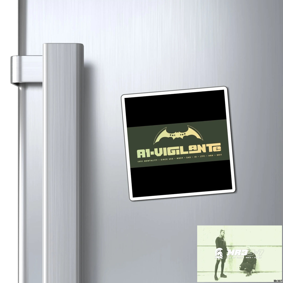 A1-Vigilante Magnet 3’’ × 3’’ Paper products