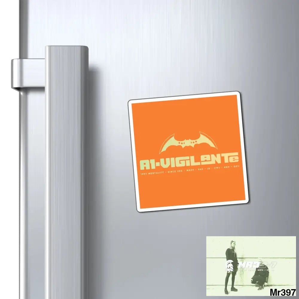 A1-Vigilante Magnet 3’’ × 3’’ Paper products