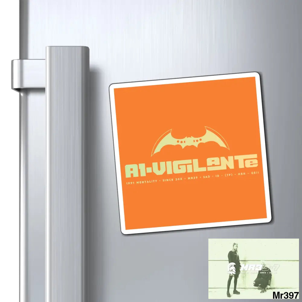 A1-Vigilante Magnet 4’’ × 4’’ Paper products