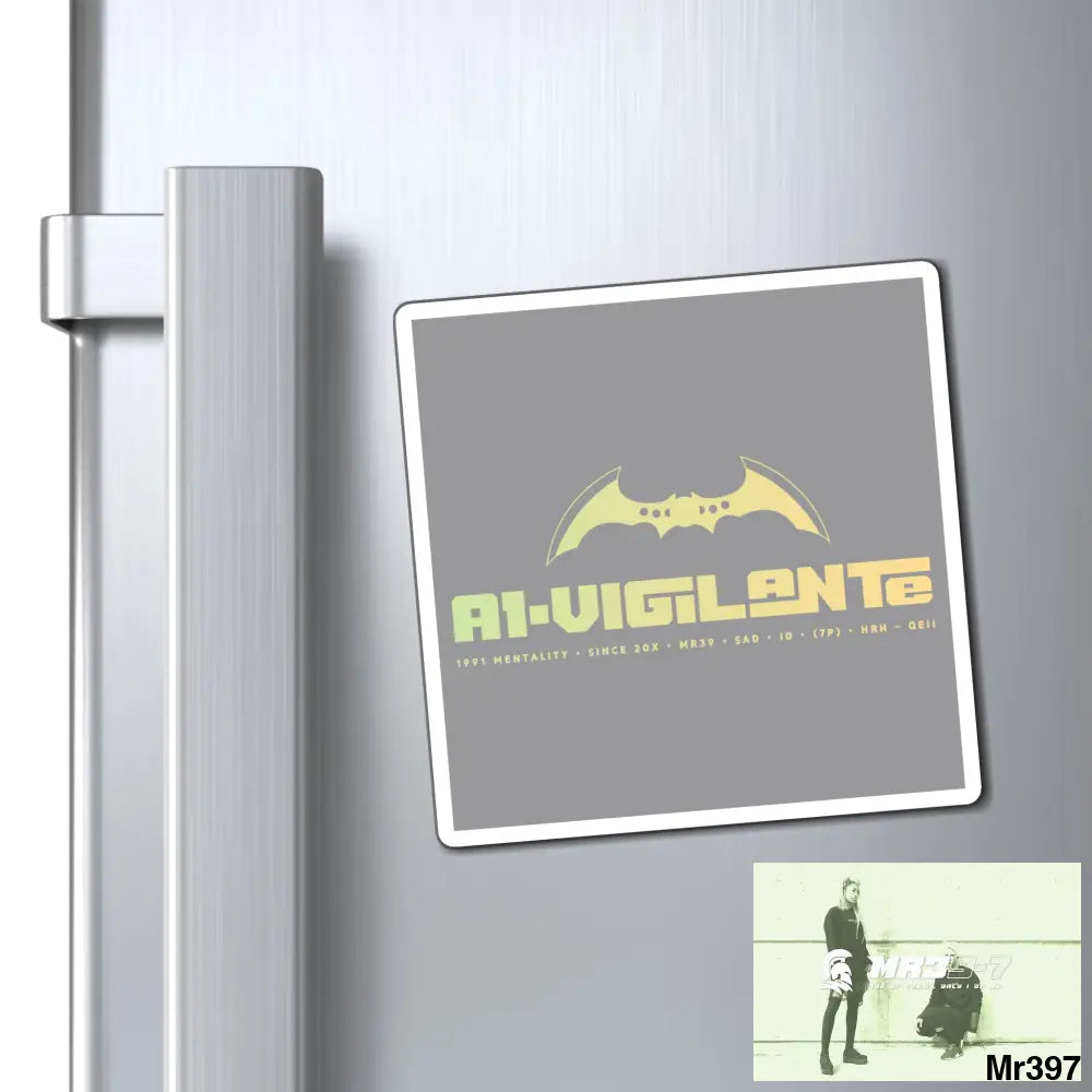 A1-Vigilante Magnet 4’’ × 4’’ Paper products