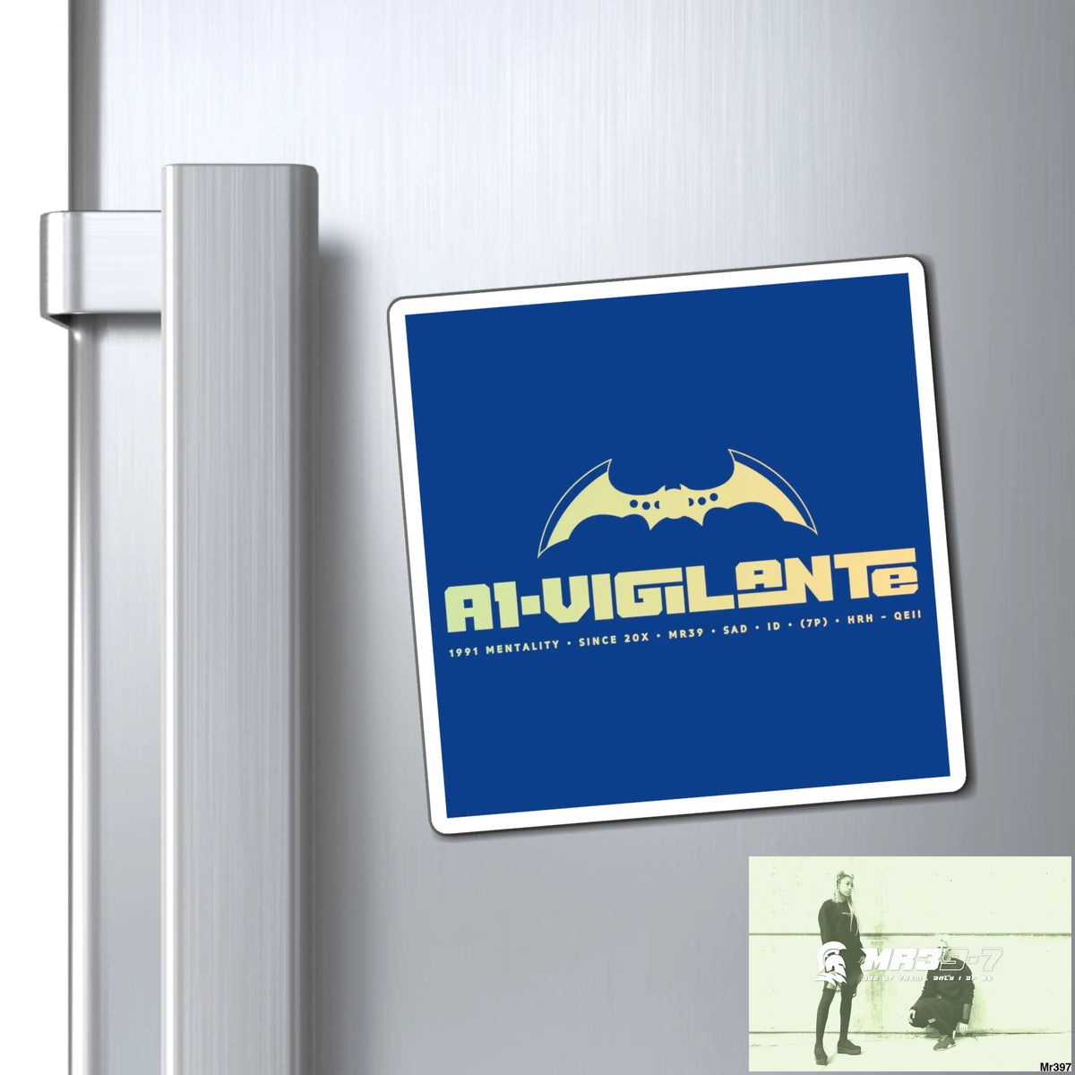 A1-Vigilante Magnet 4’’ × 4’’ Paper products