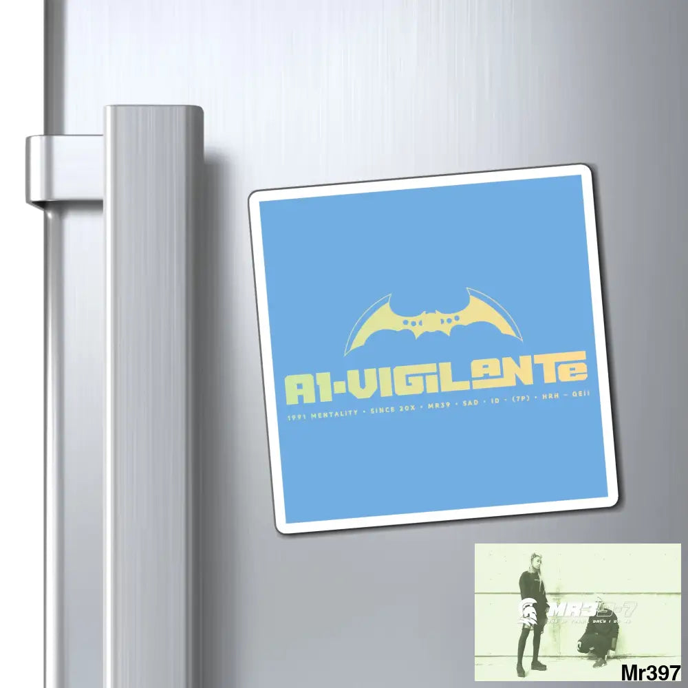 A1-Vigilante Magnet 4’’ × 4’’ Paper products