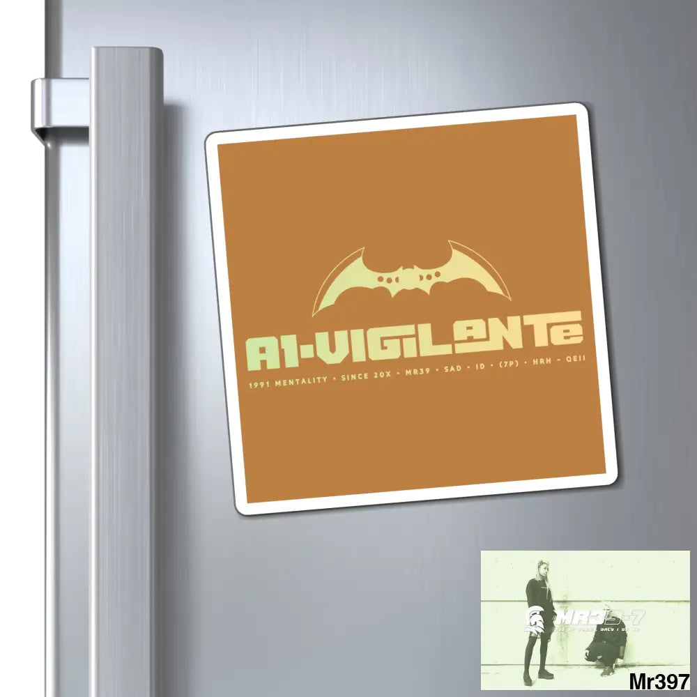 A1-Vigilante Magnet 6’’ × 6’’ Paper products