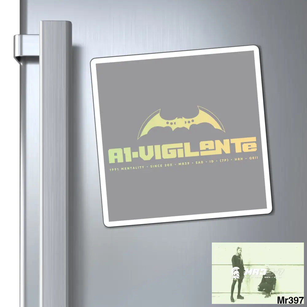 A1-Vigilante Magnet 6’’ × 6’’ Paper products