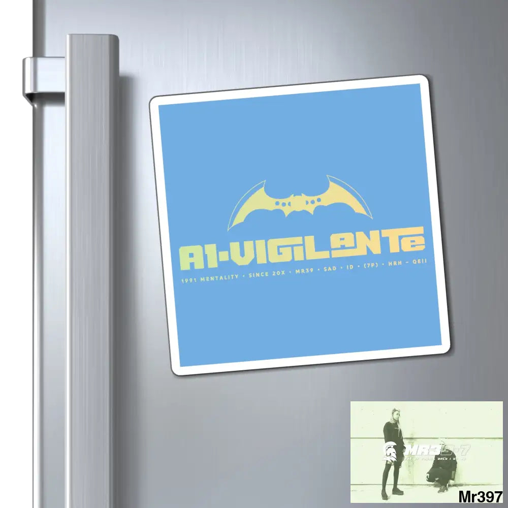 A1-Vigilante Magnet 6’’ × 6’’ Paper products