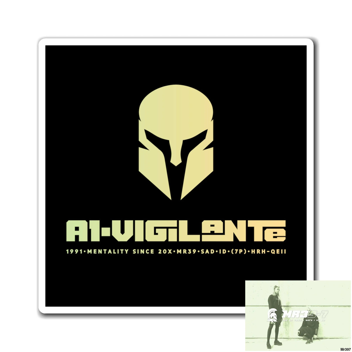 A1-Vigilante Magnet 6’’ × 6’’ Paper products