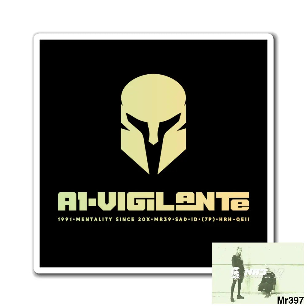 A1-Vigilante Magnet 6’’ × 6’’ Paper products