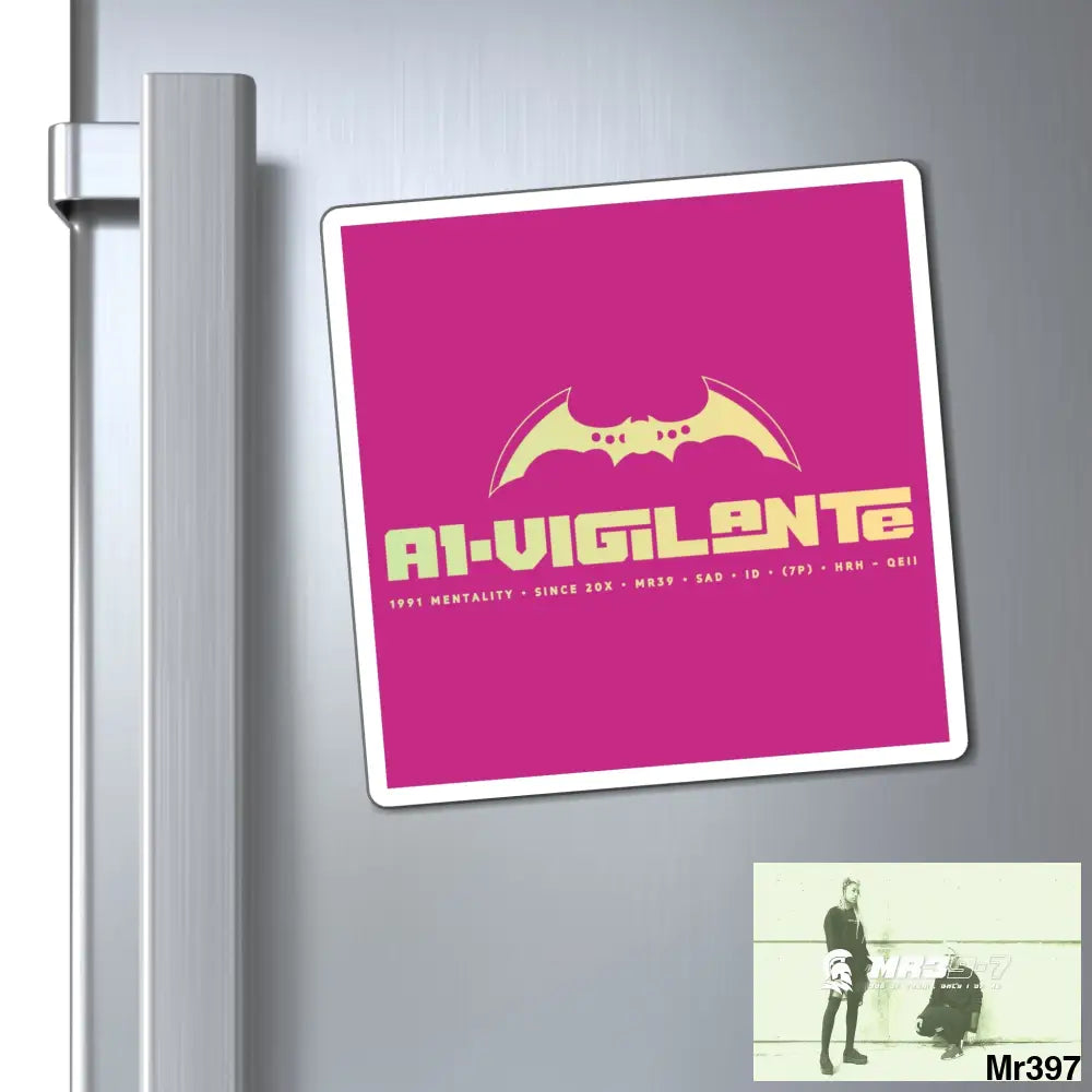 A1-Vigilante Magnet 6’’ × 6’’ Paper products